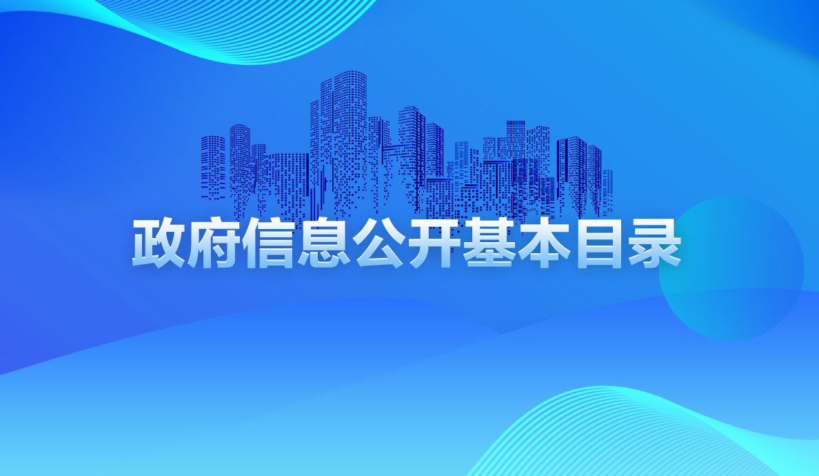 政府信息公開主動(dòng)公開基本目錄